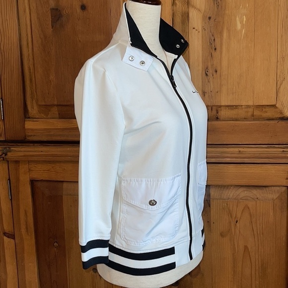Lauren Ralph Lauren Active White & Black Contrast Jack… - Picture 3 of 16